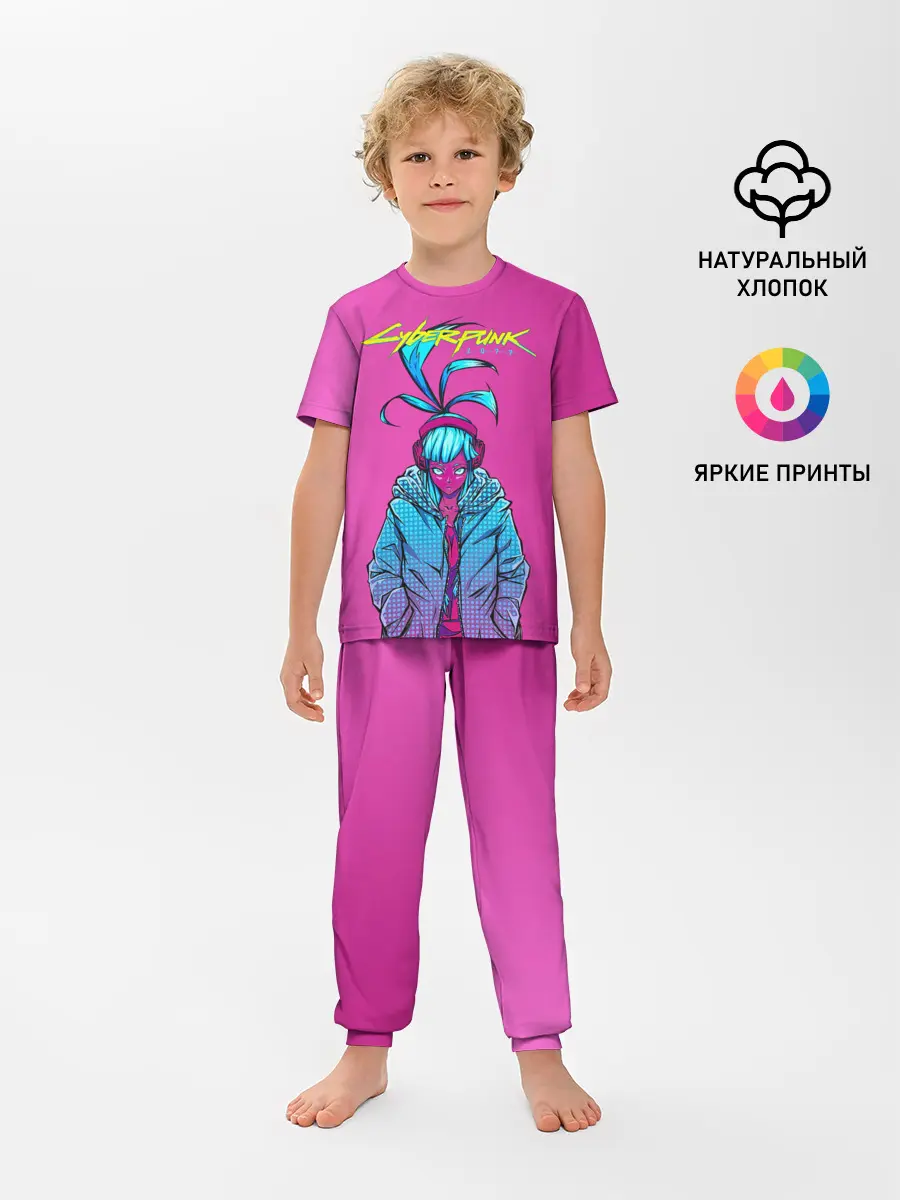 Детская пижама с брюками / Cyberpunk 2077