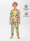 Детская пижама с брюками / овощи