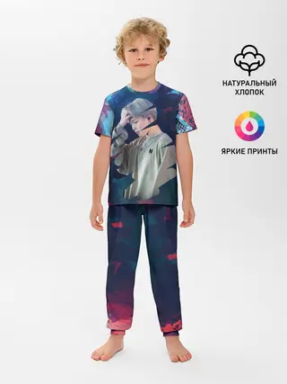 Детская пижама с брюками / BTS. Jimin