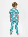 Детская пижама с брюками / Киты и корабль