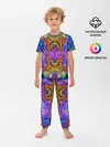 Детская пижама с брюками / Психоделика / Абстракция