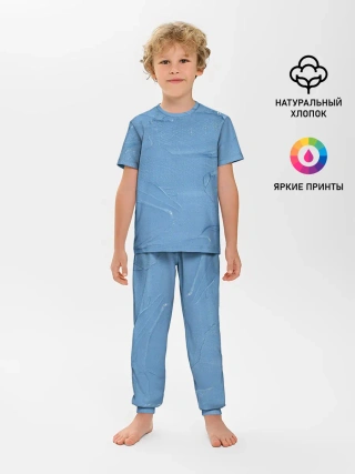 Детская пижама с брюками / Свежая краска