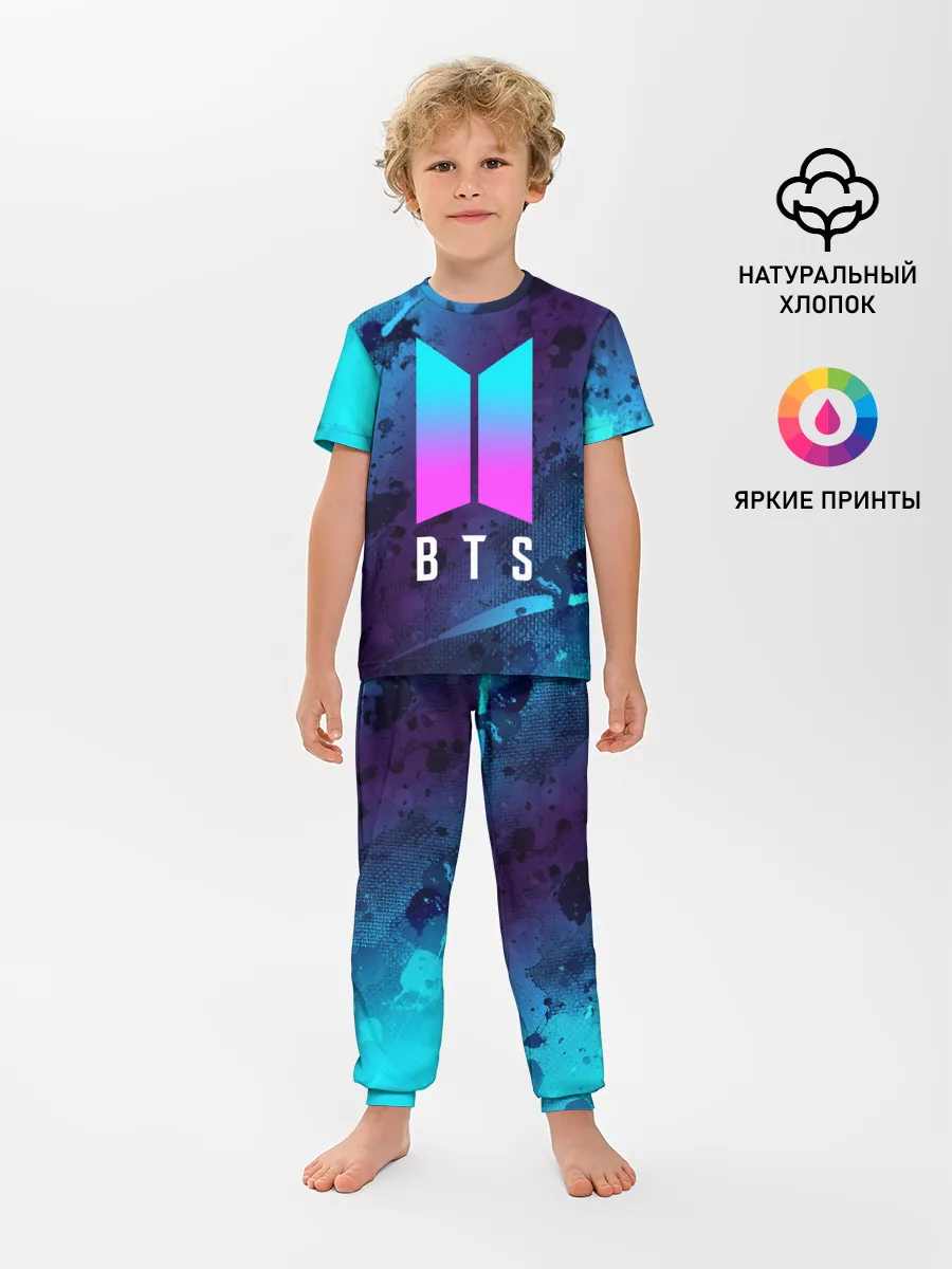 Детская пижама с брюками / BTS / БТС