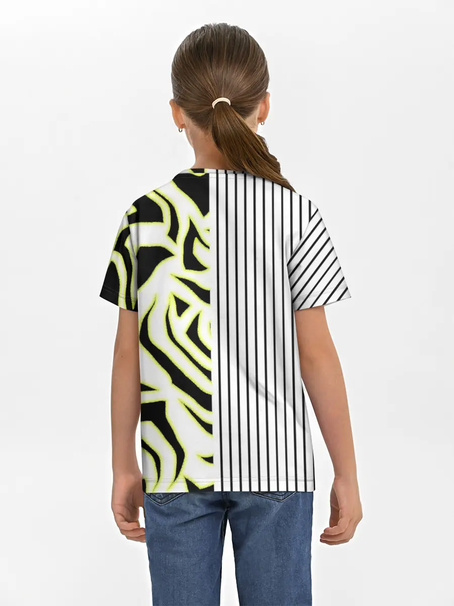 Детская базовая футболка / Зебра