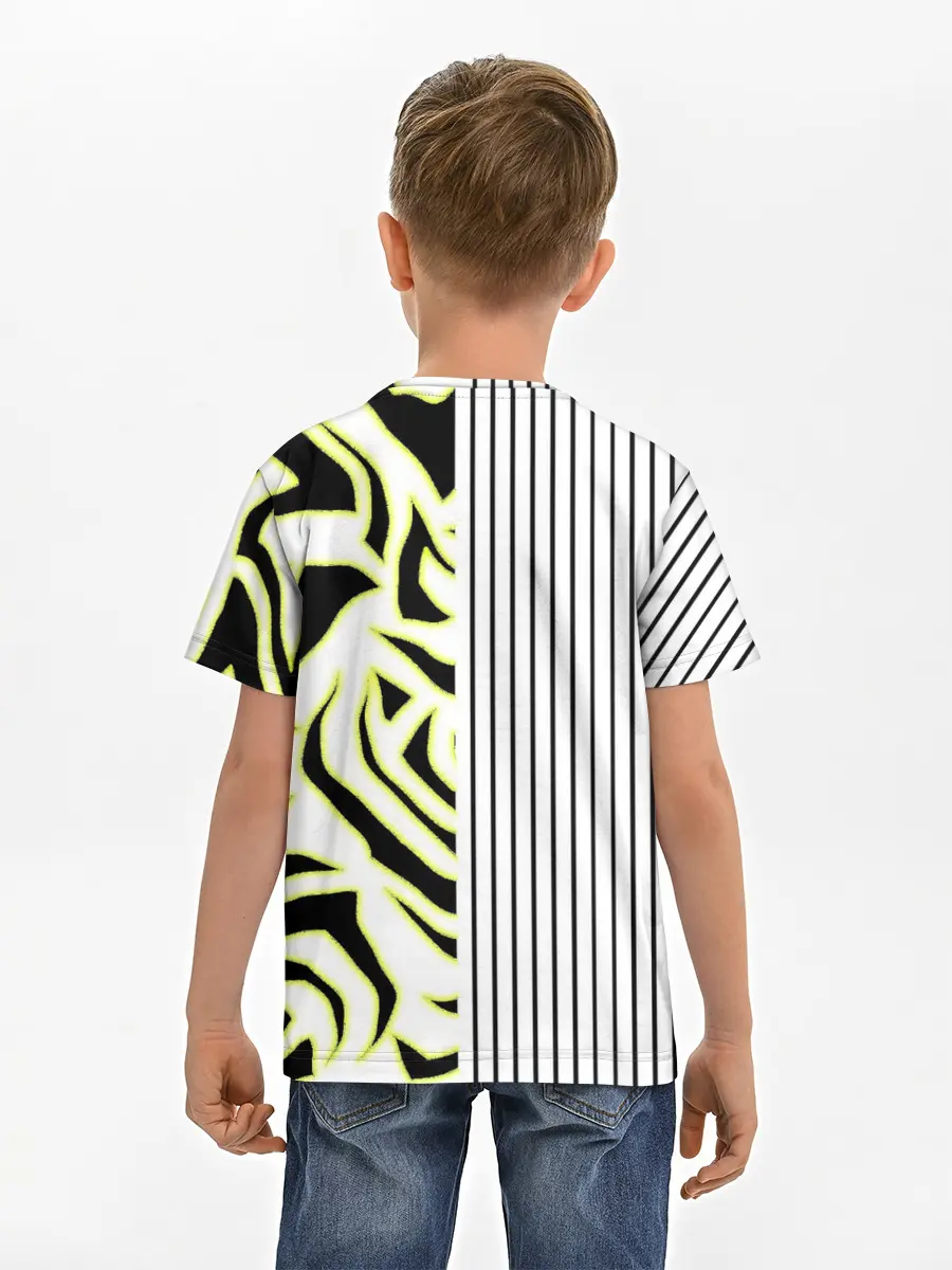 Детская базовая футболка / Зебра