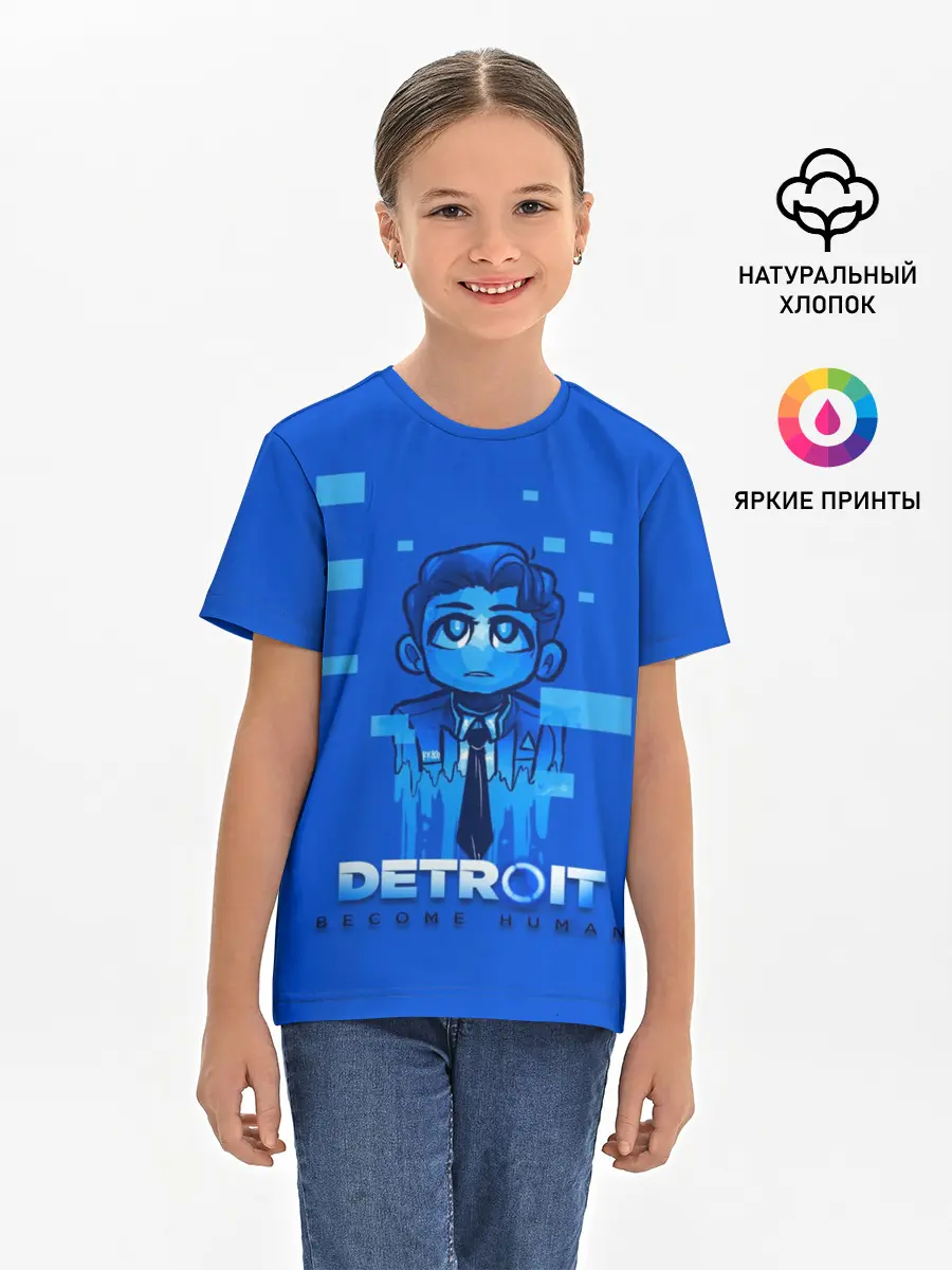 Детская базовая футболка / Detroit:become human