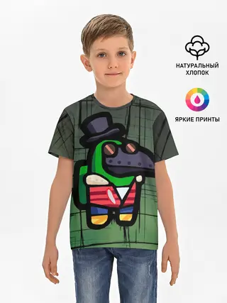 Детская базовая футболка / Among Us