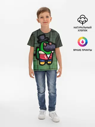 Детская базовая футболка / Among Us