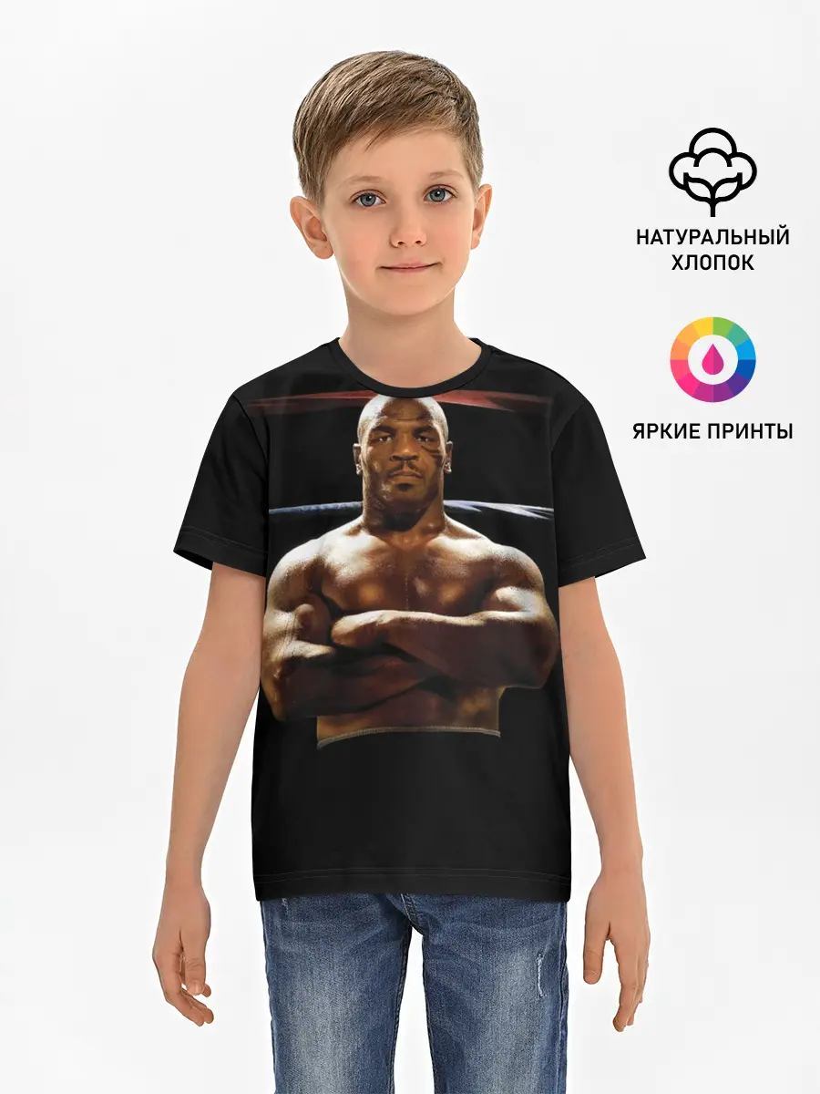 Детская базовая футболка / Майк Тайсон