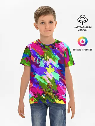 Детская базовая футболка / Краска