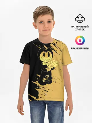 Детская базовая футболка / Bendy And The Ink Machine