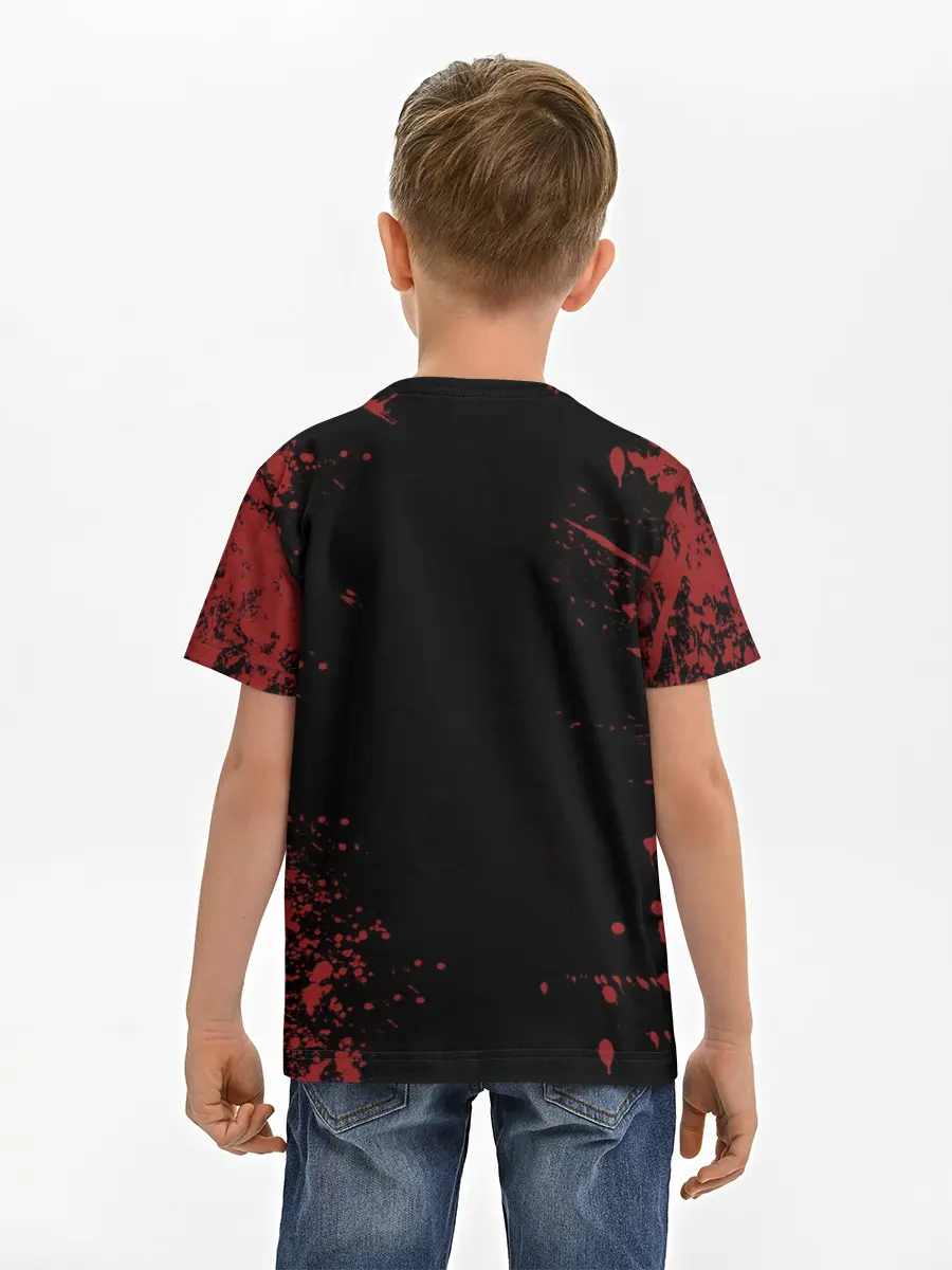 Детская базовая футболка / Resident Evil Village логотип