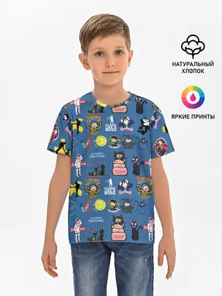 Детская базовая футболка / стикербомбинг new