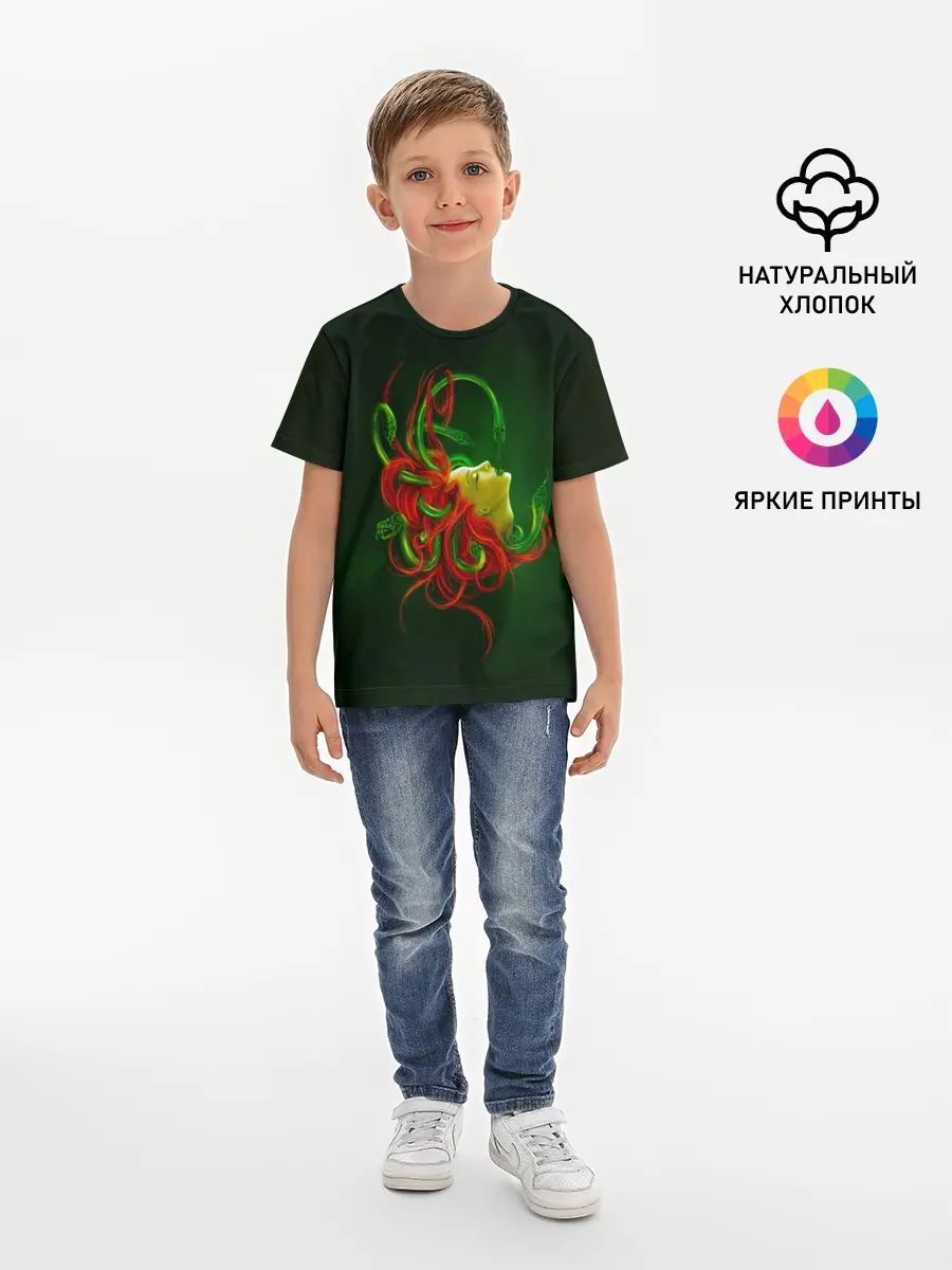 Детская базовая футболка / Медуза Горгона