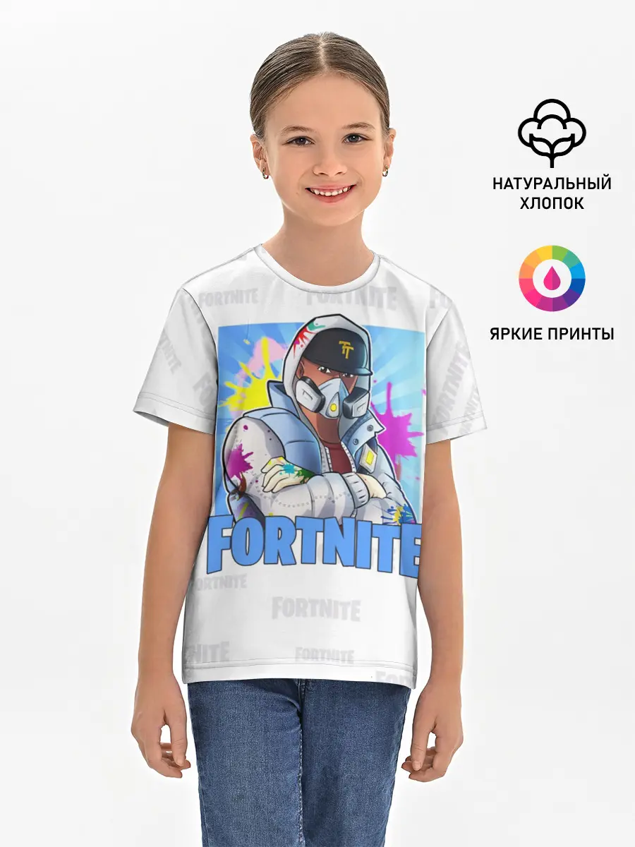 Детская базовая футболка / Fortnite Fan Art