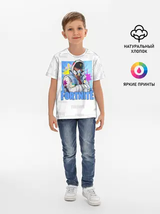 Детская базовая футболка / Fortnite Fan Art