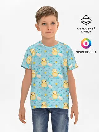Детская базовая футболка / Чистюля: уточки