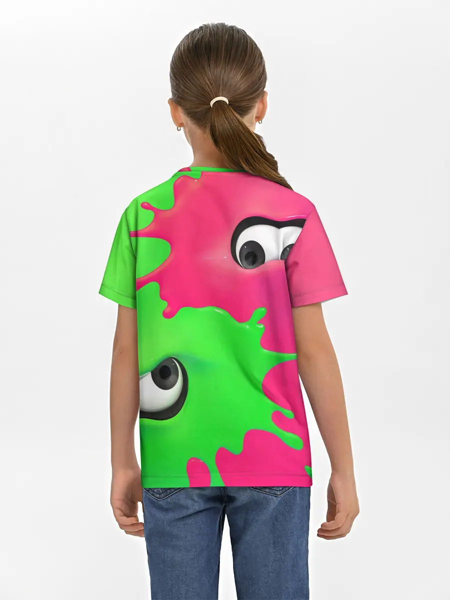 Детская базовая футболка / Splatoon