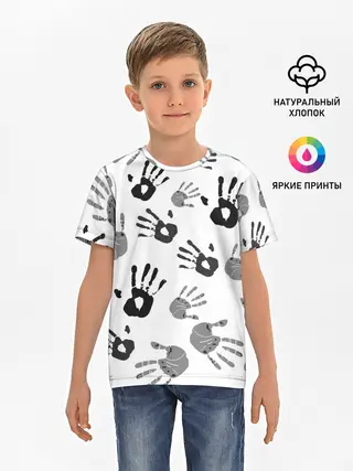 Детская базовая футболка / Hands