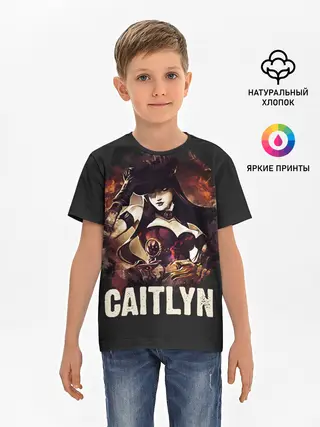 Детская базовая футболка / Caitlyn