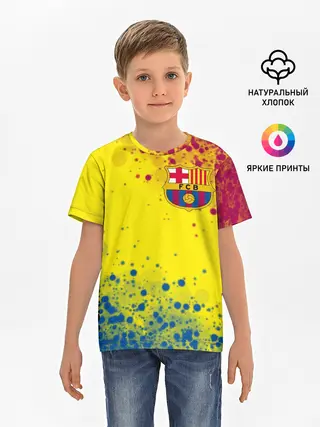 Детская базовая футболка / Barcelona
