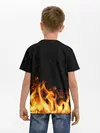 Детская базовая футболка / Огонь
