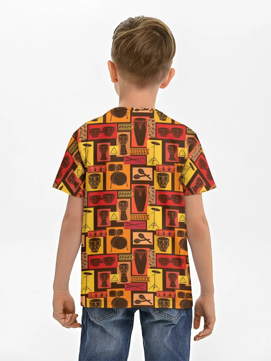 Детская базовая футболка / Ударные Инструменты