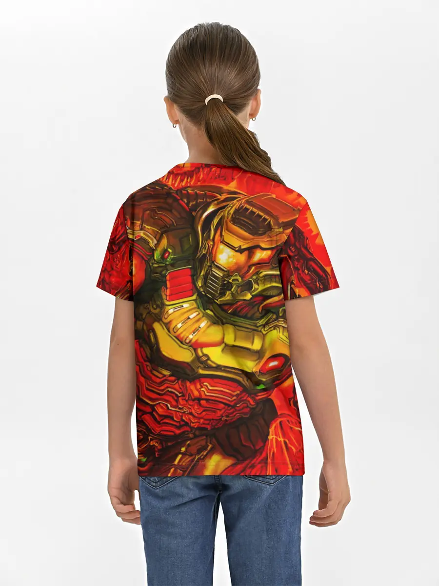 Детская базовая футболка / DOOM Eternal