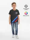 Детская базовая футболка / BMW КАРБОН