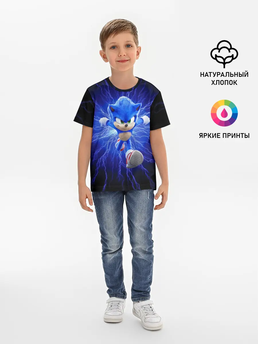 Детская базовая футболка / SONIC