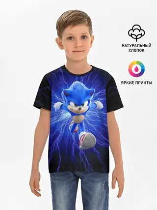 Детская базовая футболка / SONIC