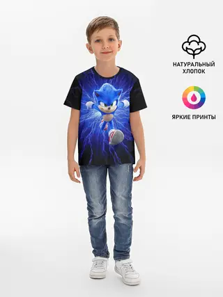 Детская базовая футболка / SONIC