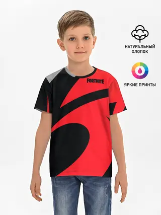 Детская базовая футболка / Fortnite