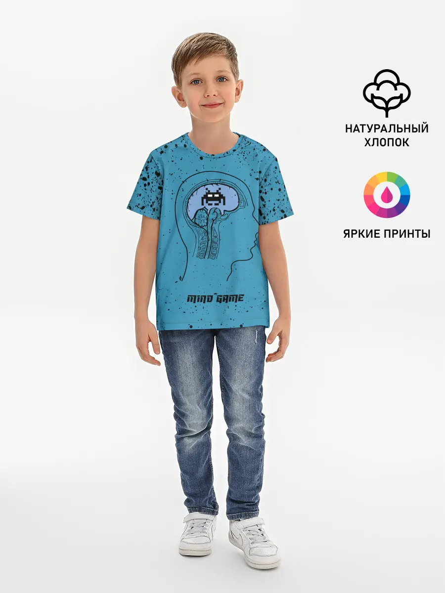 Детская базовая футболка / Space Invaders | Mind Game