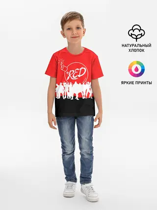 Детская базовая футболка / TEAM FORTRESS 2 RED TEAM