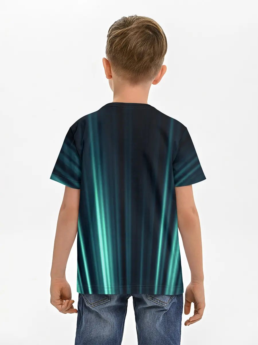 Детская базовая футболка / текстура
