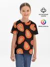 Детская базовая футболка / Папайя