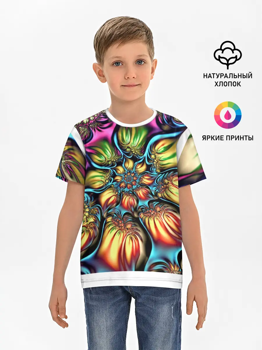 Детская базовая футболка / Абстракция