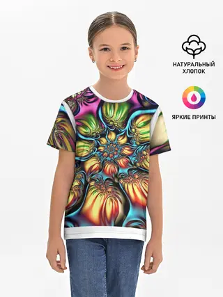 Детская базовая футболка / Абстракция