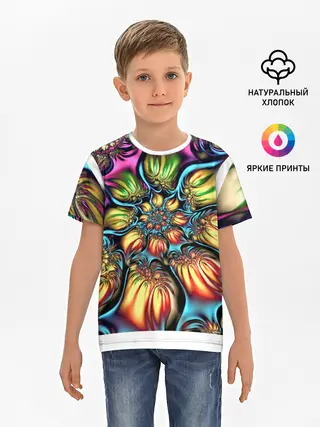 Детская базовая футболка / Абстракция