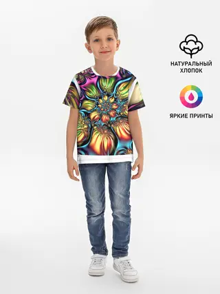 Детская базовая футболка / Абстракция