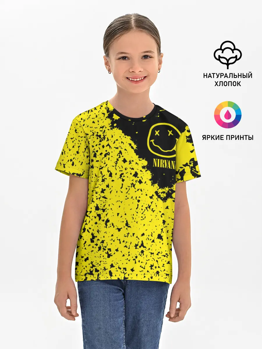 Детская базовая футболка / NIRVANA / НИРВАНА