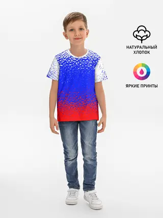 Детская базовая футболка / Текстура.