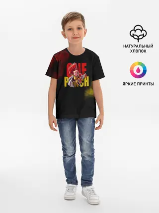 Детская базовая футболка / Один удар Сайтамы