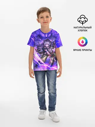 Детская базовая футболка / Рэйзор | Genshin Impact | Геншин Импакт