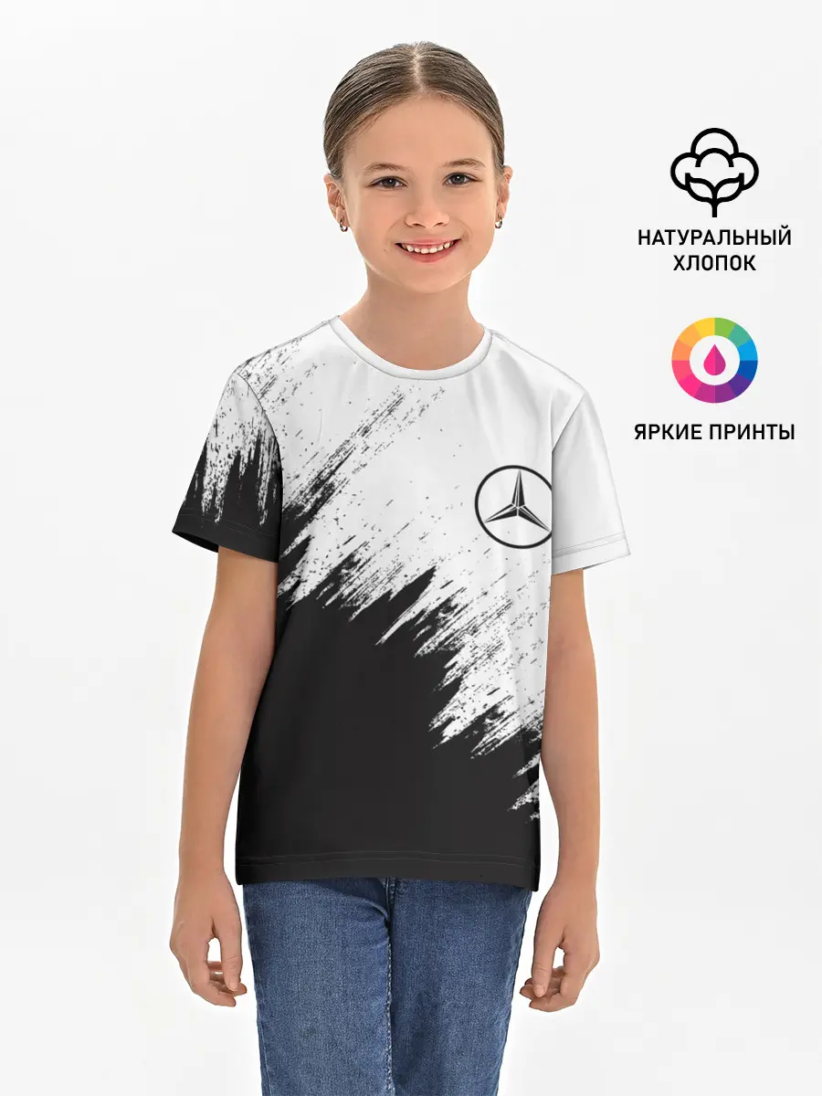 Детская базовая футболка / Mercedes