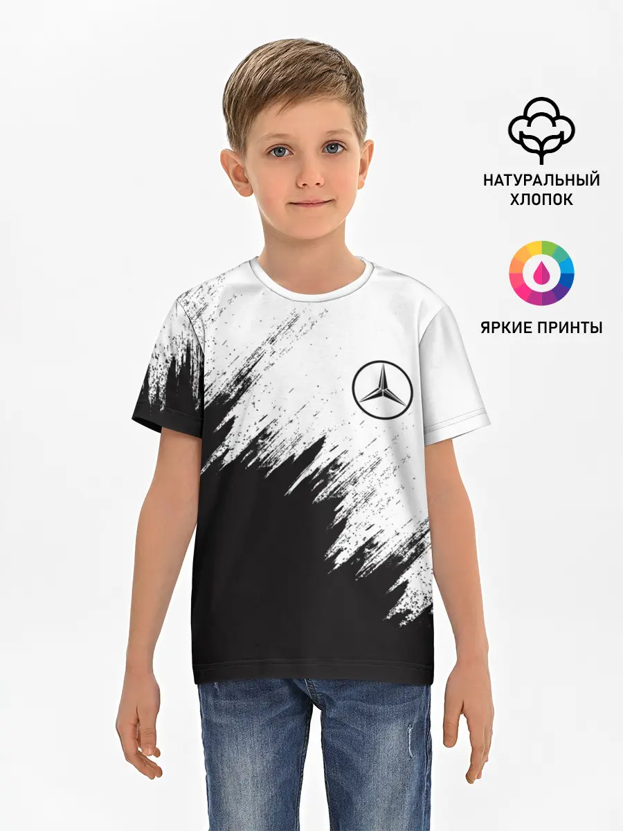 Детская базовая футболка / Mercedes
