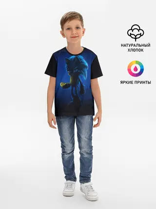 Детская базовая футболка / SONIC | СОНИК