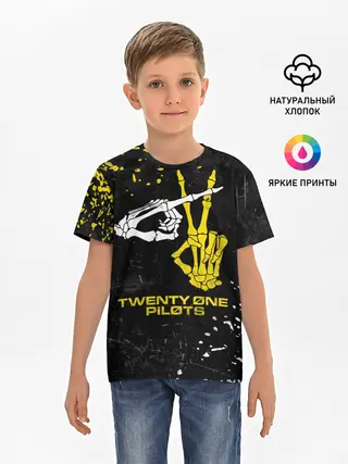 Детская базовая футболка / TOP - Skeleton Clique