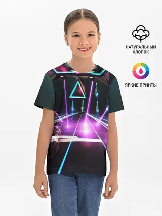 Детская базовая футболка / КИБЕРГОРОД